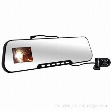Rear-view Car DVR with Dual Camera